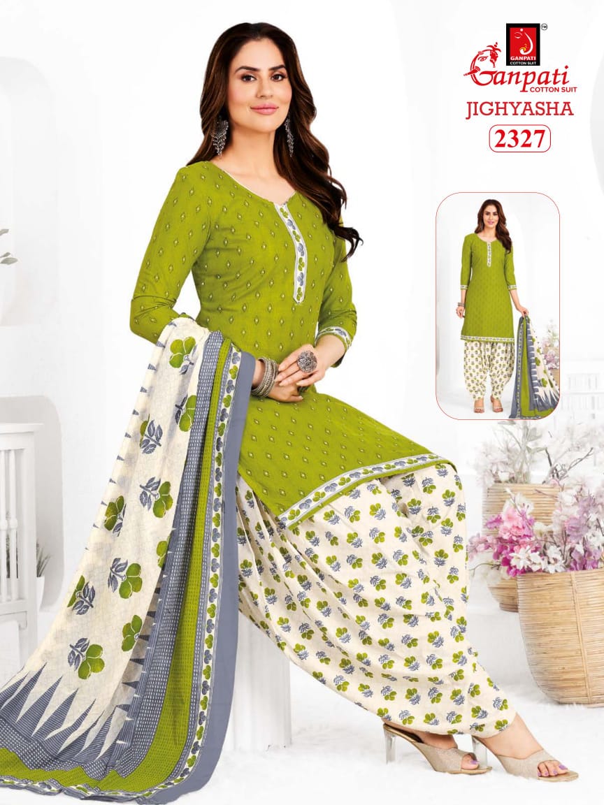 Jighyasha 23 By Ganpati Cotton Printed Dress Material Suppliers In India